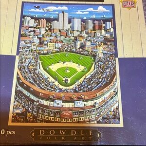 Chicago Cubs Wrigleyville Puzzle.   500 pieces